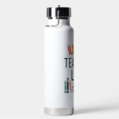 Lehrerleben Moderne Typografie Design Trinkflasche (rechts)