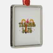 Lehrerleben Ornament Aus Metall (Rechts)