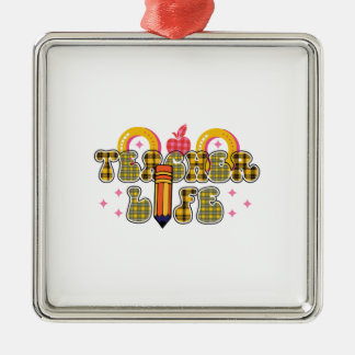 Lehrerleben Ornament Aus Metall