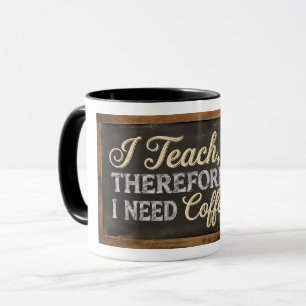 Lehrerleben Tafel Kaffee Tasse