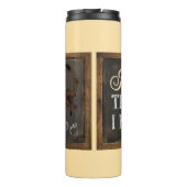 Lehrerleben Tafel Kaffee Thermosbecher (Rückseite)