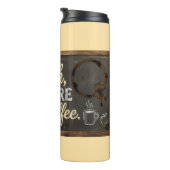 Lehrerleben Tafel Kaffee Thermosbecher (Nach rechts gedreht)
