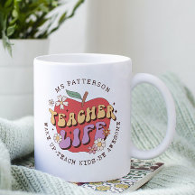 Lehrerleben Wecke Schulname Personalisiert