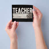 Lehrerleben Zurück zur Schule Flyer (Gruppe)