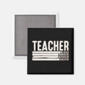 Lehrerleben Zurück zur Schule Magnet (Vorderseite/Rückseite)