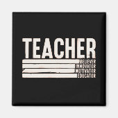 Lehrerleben Zurück zur Schule Magnet (Vorne)