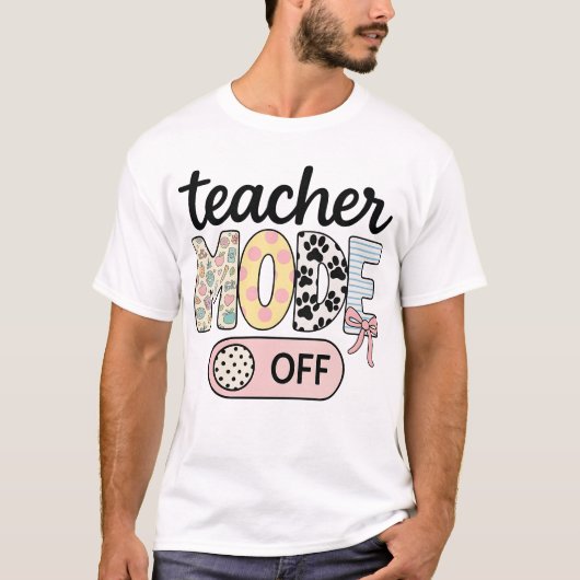 Lehrermodus am letzten Schulsommer T-Shirt (Vorderseite)