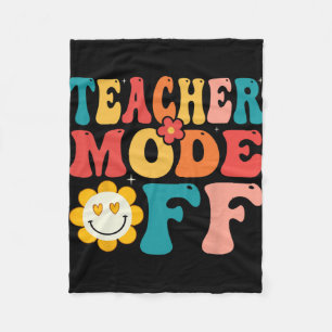 Lehrermodus am letzten Schulsommertag Fleecedecke