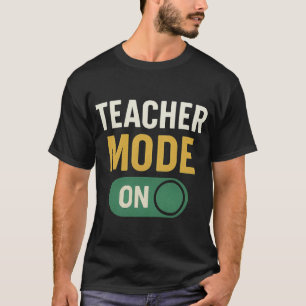 Lehrermodus auf der Sonnenseite Zurück zur Schule T-Shirt