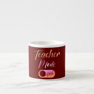 Lehrermodus Aus Tie Dye Letzter Schultag Espressotasse