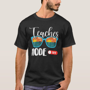 Lehrermodus der Gefärbte Krawatte am letzten Schul T-Shirt