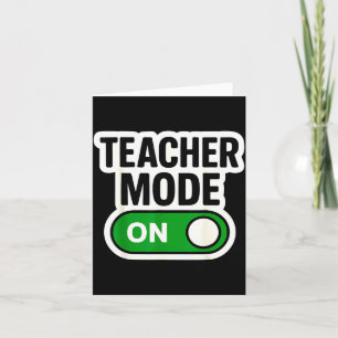 Lehrermodus Ein Knopf Schalter Neues Schuljahr Zur Karte