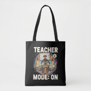 Lehrermodus: EIN – Lustiges Eulen-Lehrer-Design Tasche