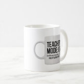 Lehrermodus eingeschaltet kaffeetasse (VorderseiteRechts)
