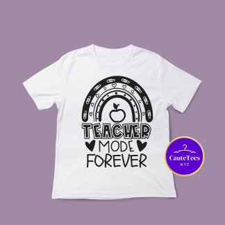 Lehrermodus für immer zurück zum T - Shirt in der