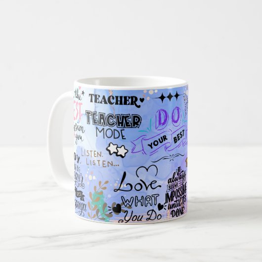 Lehrermodus Kaffeetasse (Vorderseite Links)