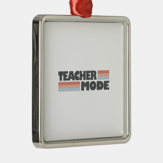 Lehrermodus Ornament Aus Metall (Rechts)