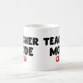 Lehrermodus von Trenddesign , Lustige Sprüche Kaffeetasse (Mittel)