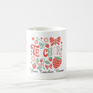 Lehrermug-Geschenk zur Würdigung | Süßes Lehrerges Kaffeetasse