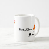 Lehrermug mit Bleistiftdesign Kaffeetasse (VorderseiteRechts)