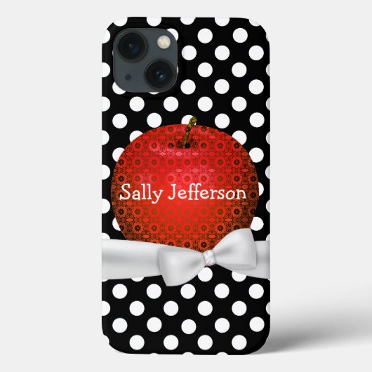 Lehrermuster Apple Case-Mate iPhone Hülle (Rückseite)