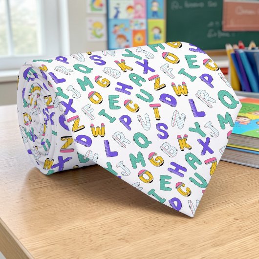 Lehrermuster-Schlips Krawatte