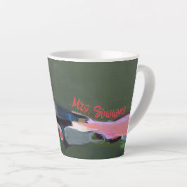 Lehrername Abstrakte Kunst Milchtasse