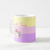 Lehrername & Klasse Pastellfarben Kaffeetasse (Vorderseite Links)