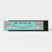 Lehrername Plate Schreibtischnamensplakette (Vorderseite )