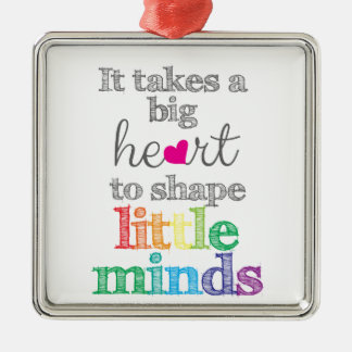 Lehrerornament Silbernes Ornament