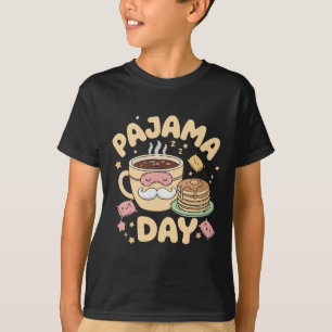Lehrerpajama-Tag-Shirt, Lustiges Cloud-Schlafparty T-Shirt