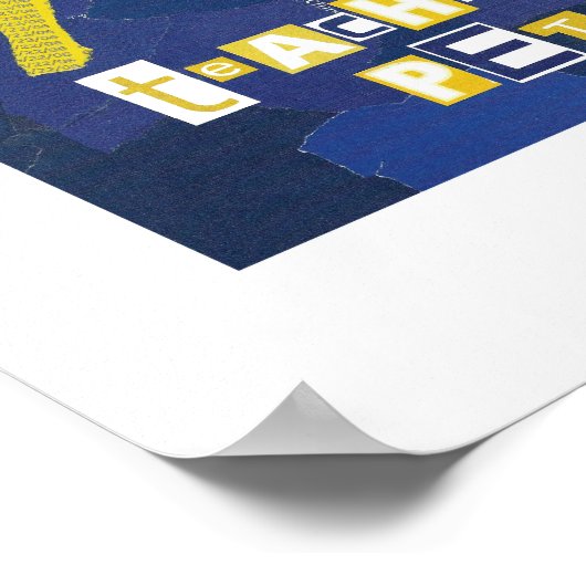 LehrerPet Print Poster (Ecke)