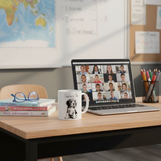 LehrerPet=Zeichn des Beagle Kaffeetasse