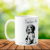 LehrerPet=Zeichn des Beagle Kaffeetasse