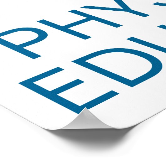 Lehrerposter für physische Bildung - SRF Poster (Ecke)