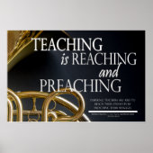 Lehrerposter - Lehrer mit Inspiration Poster (Vorne)