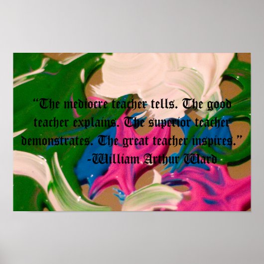 Lehrerposter Poster (Vorne)