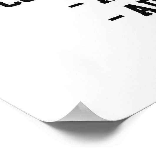 Lehrerposter Regeln Auto Racing - SRF Poster (Ecke)