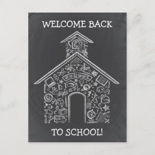 Lehrerpostkarte für die Schule Postkarte