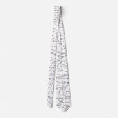 Lehrerprofessor Blackboard Mathematische Gleichung Krawatte (Rückseite)