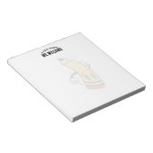 Lehrerpult Bleistift mit individuellem Namen Notizblock (angewinkelt)