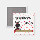 Lehrerregel Magnet (Vorderseite/Rückseite)