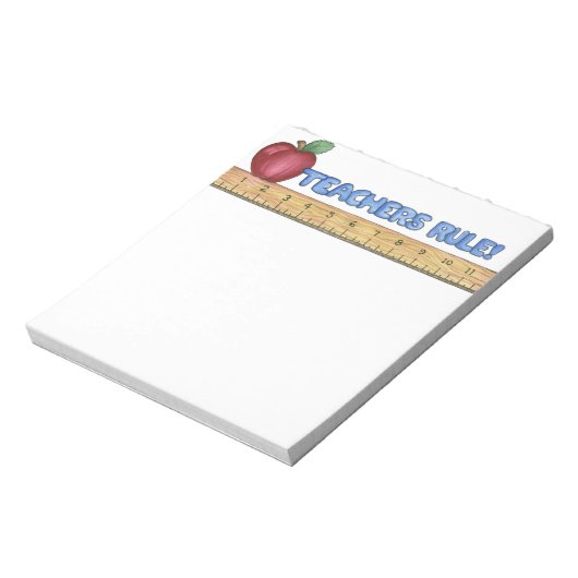 Lehrerregel - Notepad Notizblock (Rotiert)