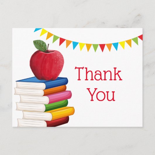 Lehrerrente , Apple, Lehrer, der sich in Rente set Einladungspostkarte (Vorderseite)