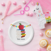 Lehrerrente , Apple, Lehrer, der sich in Rente set Pappteller (Party)