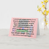 Lehrerruhestand "Don't Go" Geschenke der Geschicht Karte (Gelbe Blume)