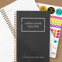 Lehrerschule Name Rustikale Imitate Chalkboard Bla