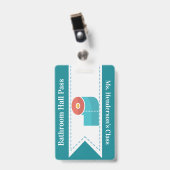 Lehrerschulen Bad Hall Abzeichen Ausweis (Vorderseite mit Clip)