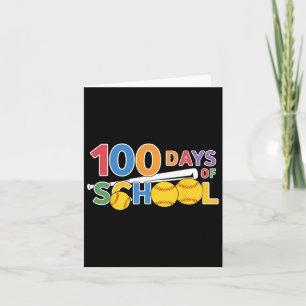 LehrerSchülerInnen lustige 100 Tage Schulsoftware Karte