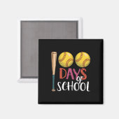 LehrerSchülerInnen lustige 100 Tage Schulsoftware Magnet (Vorderseite/Rückseite)